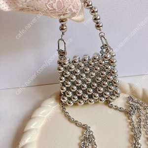 (새상품) 비즈 미니 체인크로스백(택포)