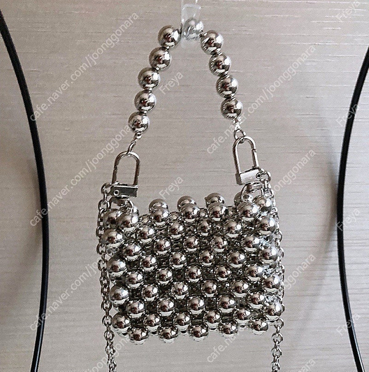 (새상품) 비즈 미니 체인크로스백(택포)--5