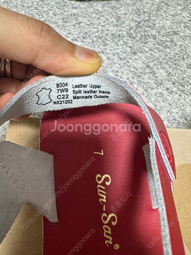 솔트워터 스위머 샌들 레드색상 7w9(250-255)--2