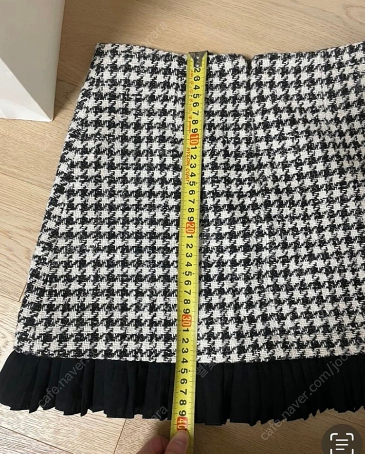 산드로 트위드 스커트 55사이즈--5
