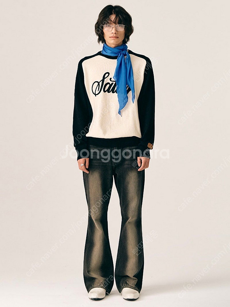 (새상품) 세터 브루클린 워시드 부츠컷 팬츠 뉴트로 블랙--0