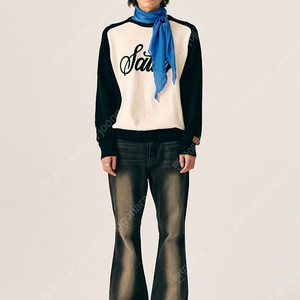 (새상품) 세터 브루클린 워시드 부츠컷 팬츠 뉴트로 블랙