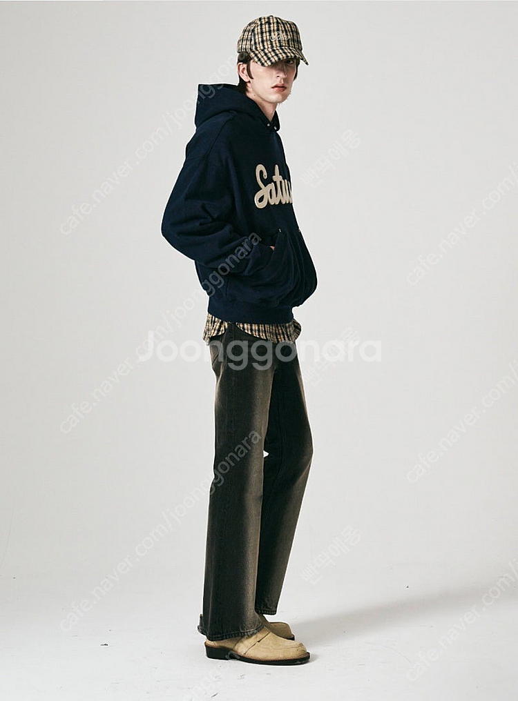 (새상품) 세터 브루클린 워시드 부츠컷 팬츠 뉴트로 블랙--3