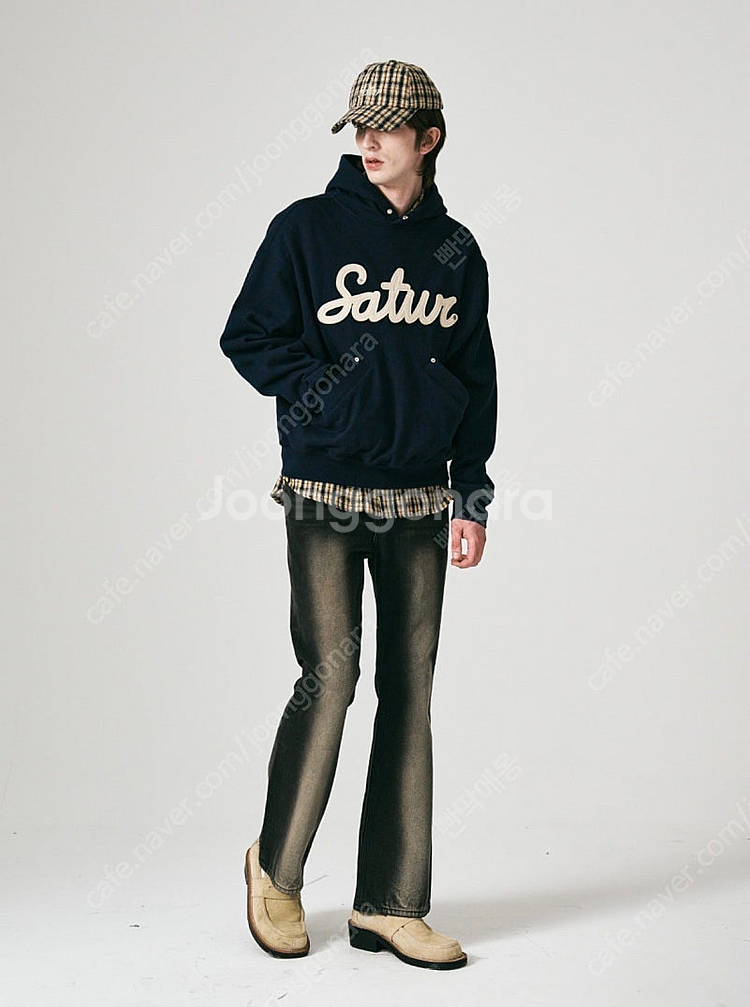 (새상품) 세터 브루클린 워시드 부츠컷 팬츠 뉴트로 블랙--4