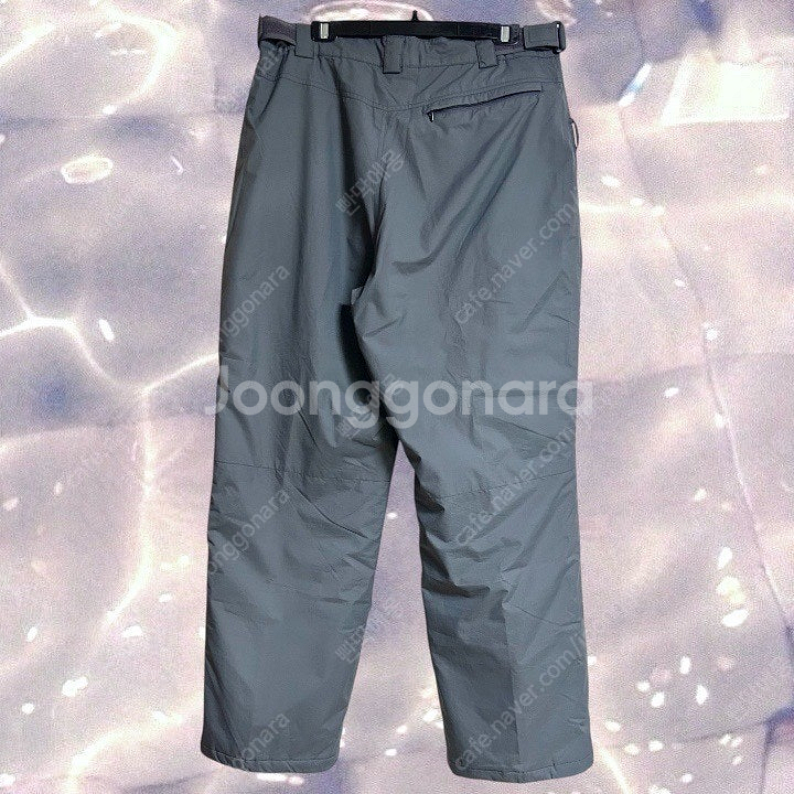 아디다스 그레이 챠콜 스키바지 스노우보드 와이드 트랙 팬츠 3XL--5
