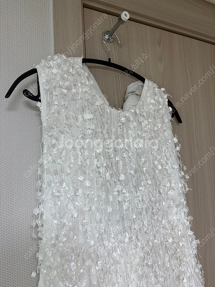 가니송 스노우 플라워 드레스 Bridal Snow Flower Dress_white--4