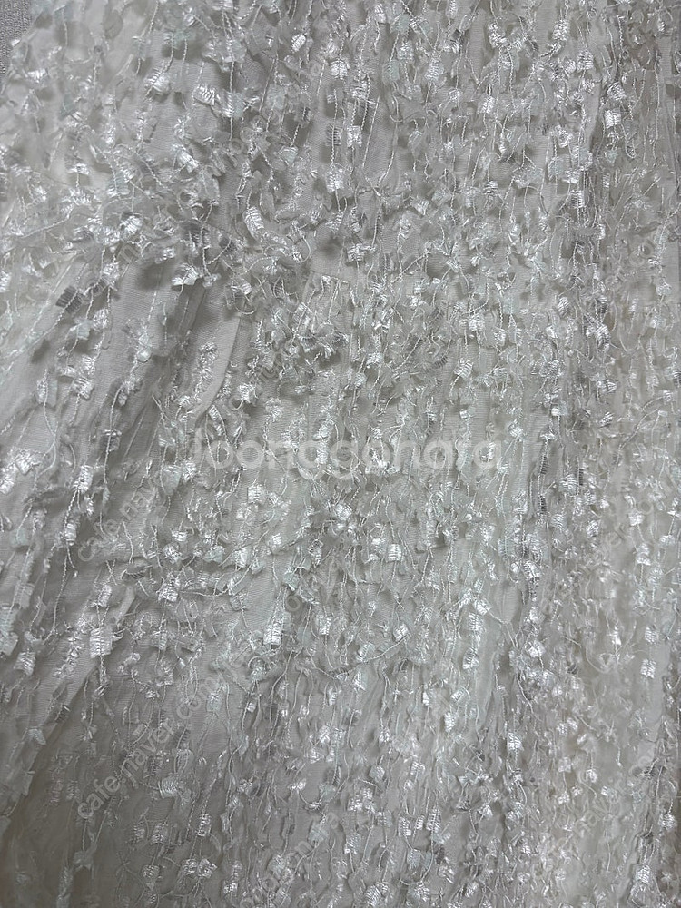 가니송 스노우 플라워 드레스 Bridal Snow Flower Dress_white--5