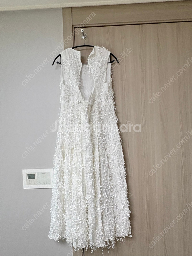 가니송 스노우 플라워 드레스 Bridal Snow Flower Dress_white--6