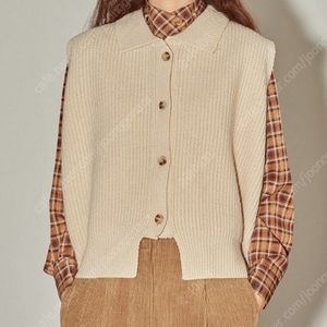 URAGO 유라고 버튼 니트베스트