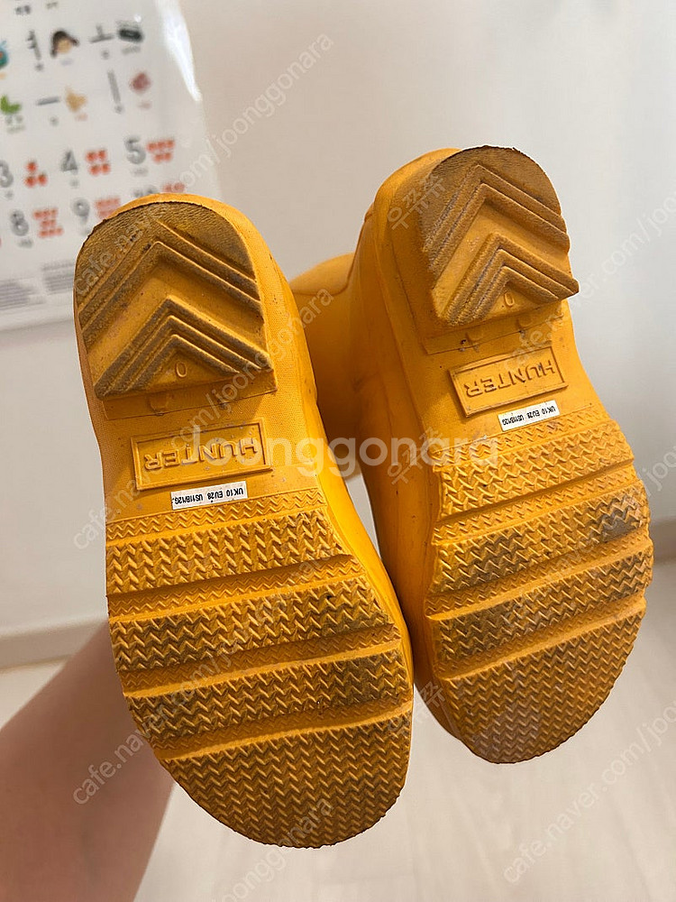 헌터 레인부츠, 클리어어그(호주ver.) 팝니다.--1