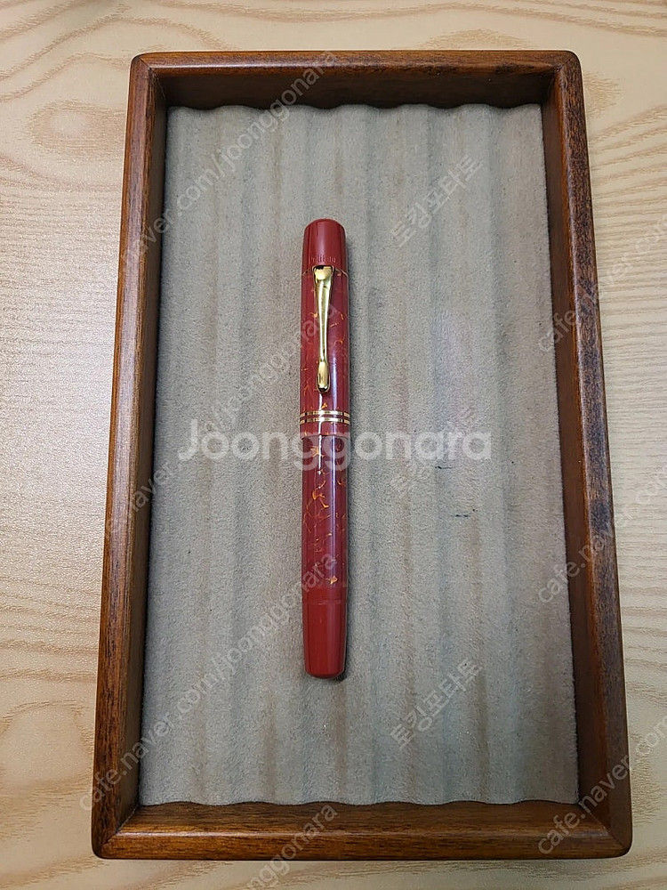 펠리칸 m101n 브라이트 레드 m or ef 만년필--0