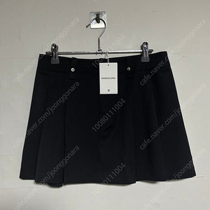 우알롱스커트[Pleats mini skirt챠콜그레이]