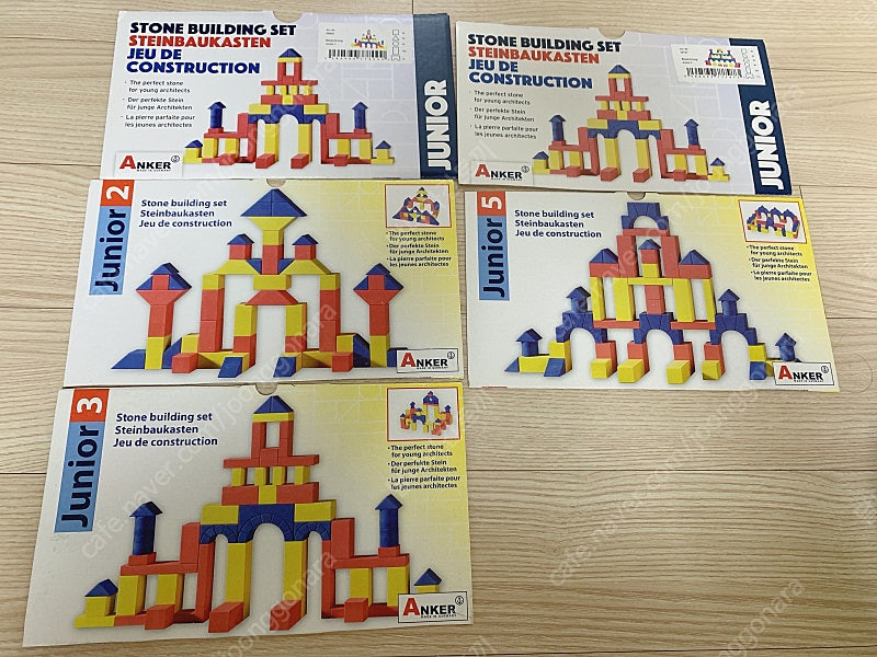 정토이즈 주니어 앵커 블럭 1~5 5종 풀세트--0