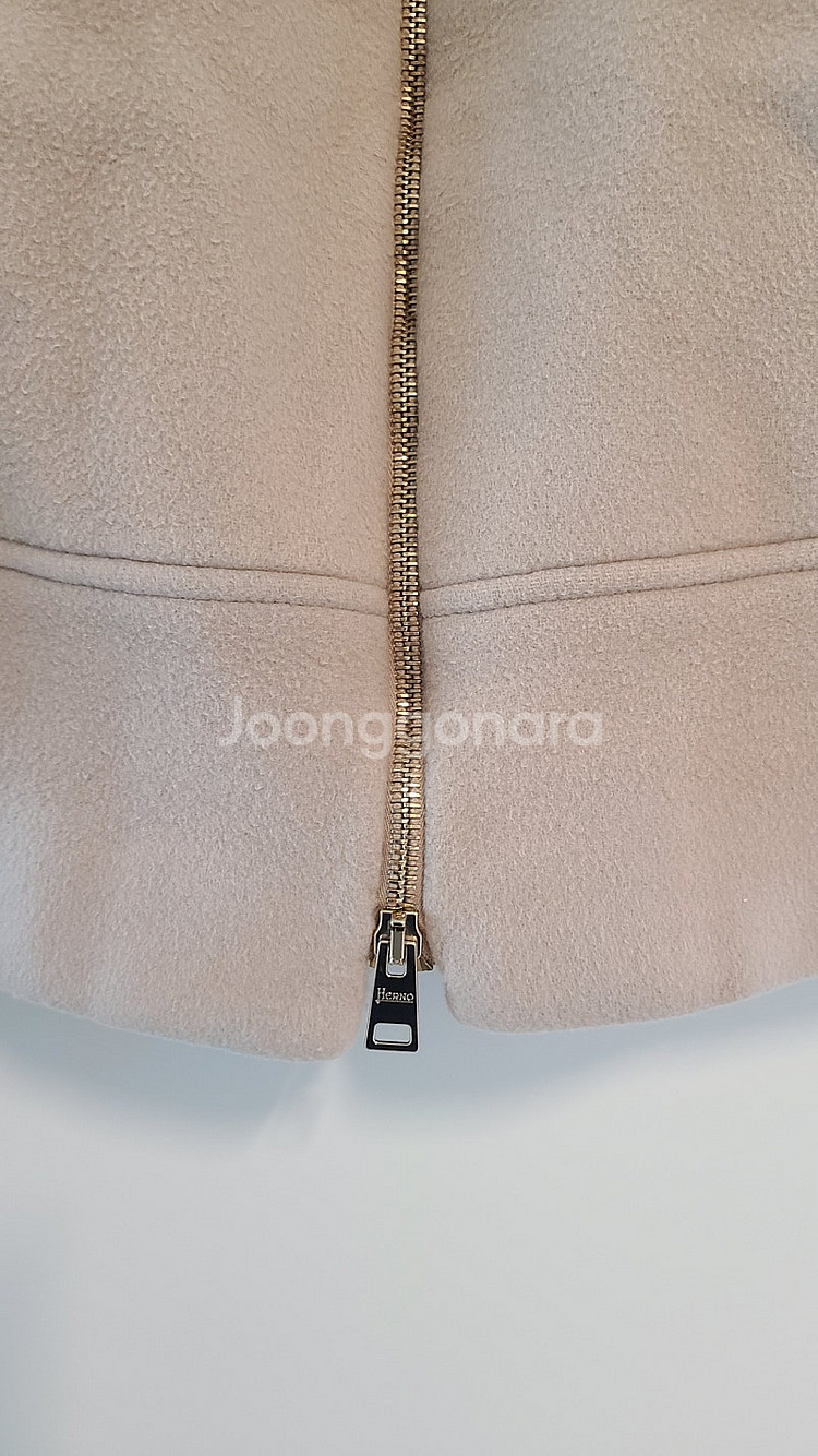 에르노 캐시미어 혼방 모직 후드코트--3