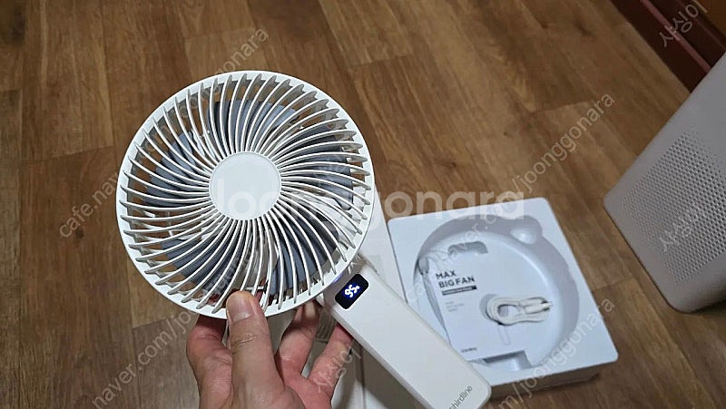 써드라인 맥스 빅팬 대형 휴대용선풍기--1