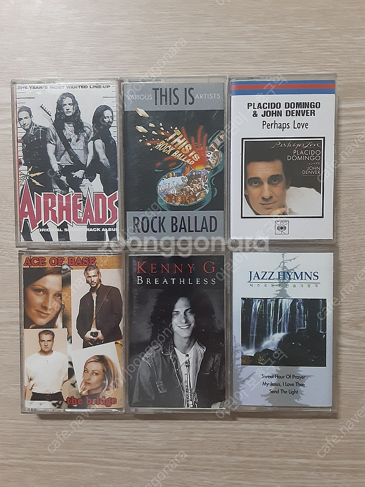 에이스 오브베이스.케니지.플라시도 도밍고 외 카세트테이프 6개--0