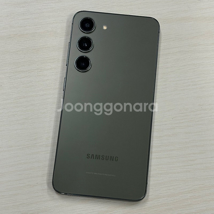 갤럭시S23 그린색상 256용량 무잔상 미파손 깨끗한단말기 A급 36만 판매해요--2