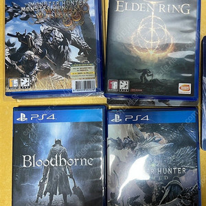 PS4 PS5 게임타이틀 팝니다(엘든링 몬스터헌터 와일즈 월드 블러드본)