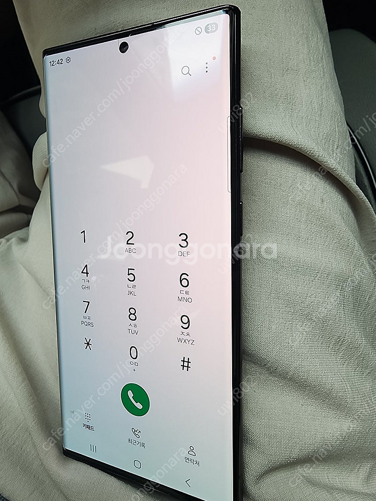 S22 울트라 블랙 정상해지 하단쪽 녹색작은점 매우 희...--6