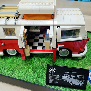 레고 폭스바겐 캠퍼밴 /아크릴 네임택/ 캠핑카