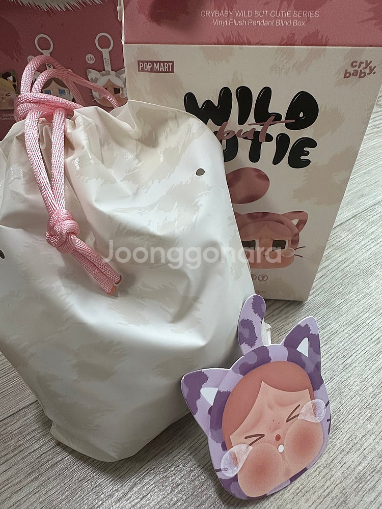 팝마트 크라이베이비 냥이 팝니다 바닐라 데님 카모 네온--3