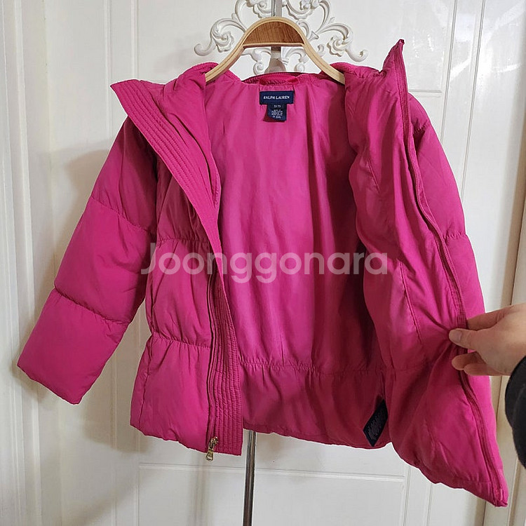 (130호) 폴로 걸즈 S(7) 다운 패딩/ 여아 키즈 주니어 랄프로렌 닥스 빈폴 헤지스 오리털--2