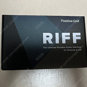 Positive Grid Riff 오디오인터페이스