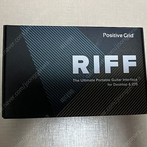Positive Grid Riff 오디오인터페이스