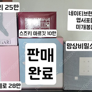 네이티브 한정 피규어 정리중입니다