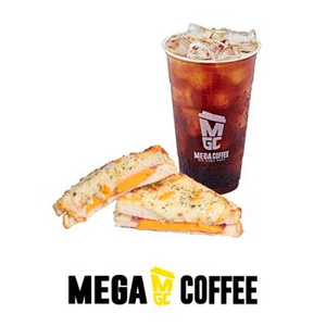 [판매] 메가MGC커피 아침은내가챙겨줄게 (크로크무슈 + ICE 아이스 아메리카노) 팝니다.