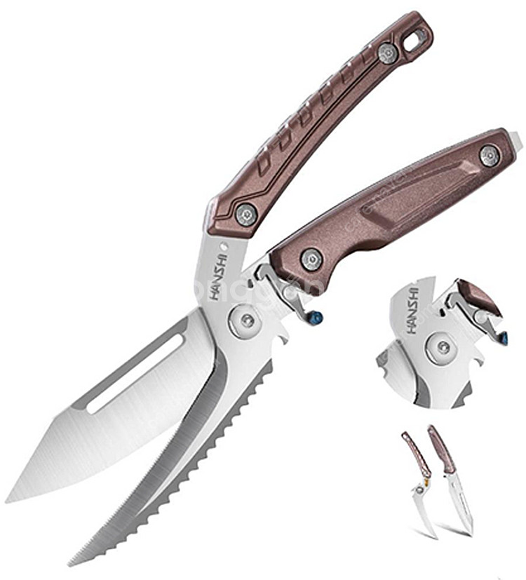 새제품> 묵직하고 강력한 뼈 절단 주방가위 5종 / 간편성+안전성+위생성 UP ->1인가구,캠핑,통삼겹,킹크랩--5