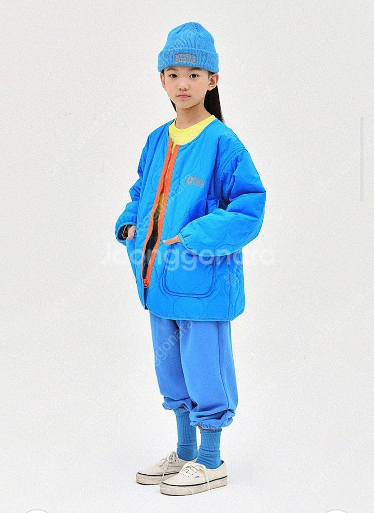 히로 블랭크 퀄팅 자켓 블루 150--5
