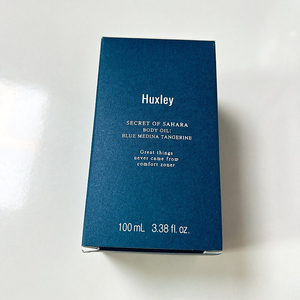 (미개봉새제품)헉슬리 바디 오일 블루 메디나 탠저린 100ml 판매