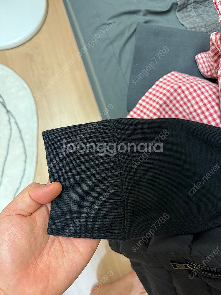몽클레어 니트패딩 블랙 [L]--4