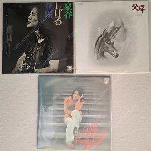 <일괄> 70년대 일본 유명 포크 엘피 LP 총4장