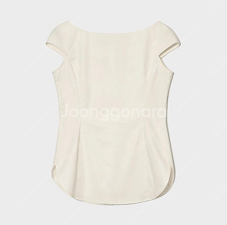 킨더살몬 보트넥 블라우스--3