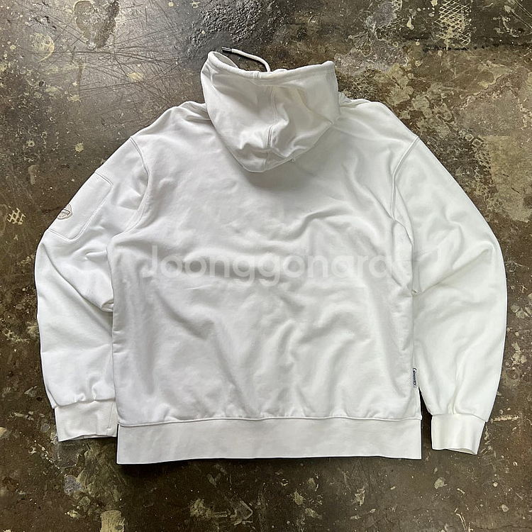 105) 디스커버리 아이보리 후드집업 자켓 점퍼--5