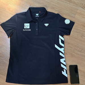 (여.90-95) 다이나핏 여성 반팔티, 검정색