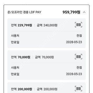 롯데면세점 ldf 95->87