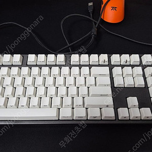 덱헤슘 프로 갈축 LED 화이트커스텀 키캡 CBL-108P