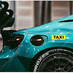 택시 TAXI 데칼 반사 고급 자동차 오토바이 스티커