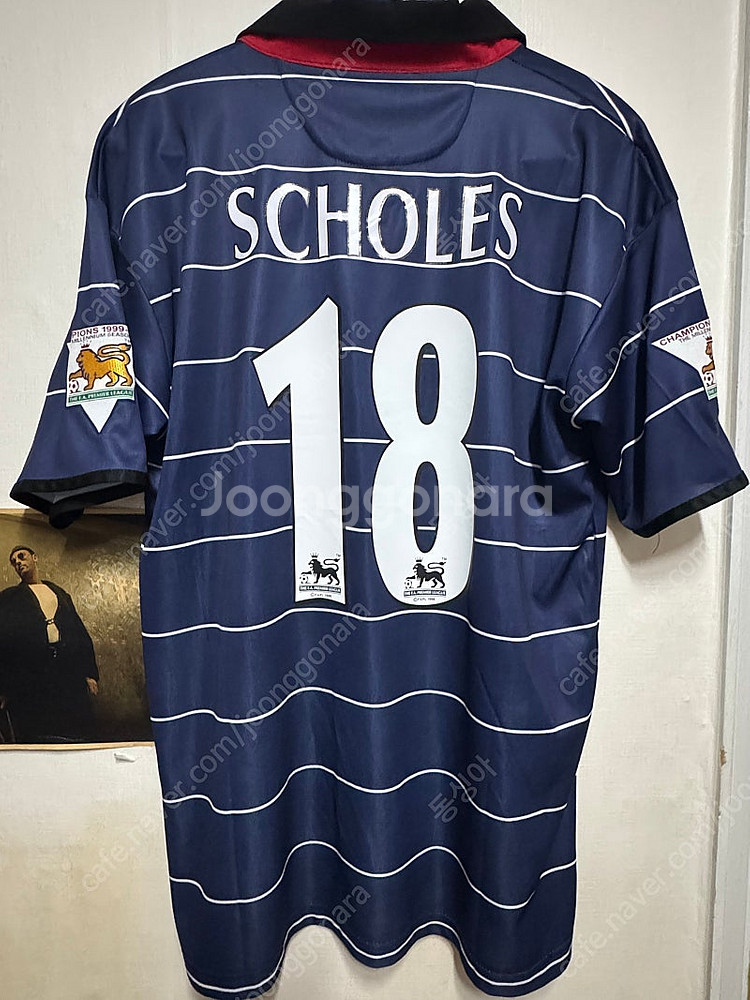 [M] 1999-00 맨유 어웨이 스콜스 유니폼 맨체스터유나이티드--1