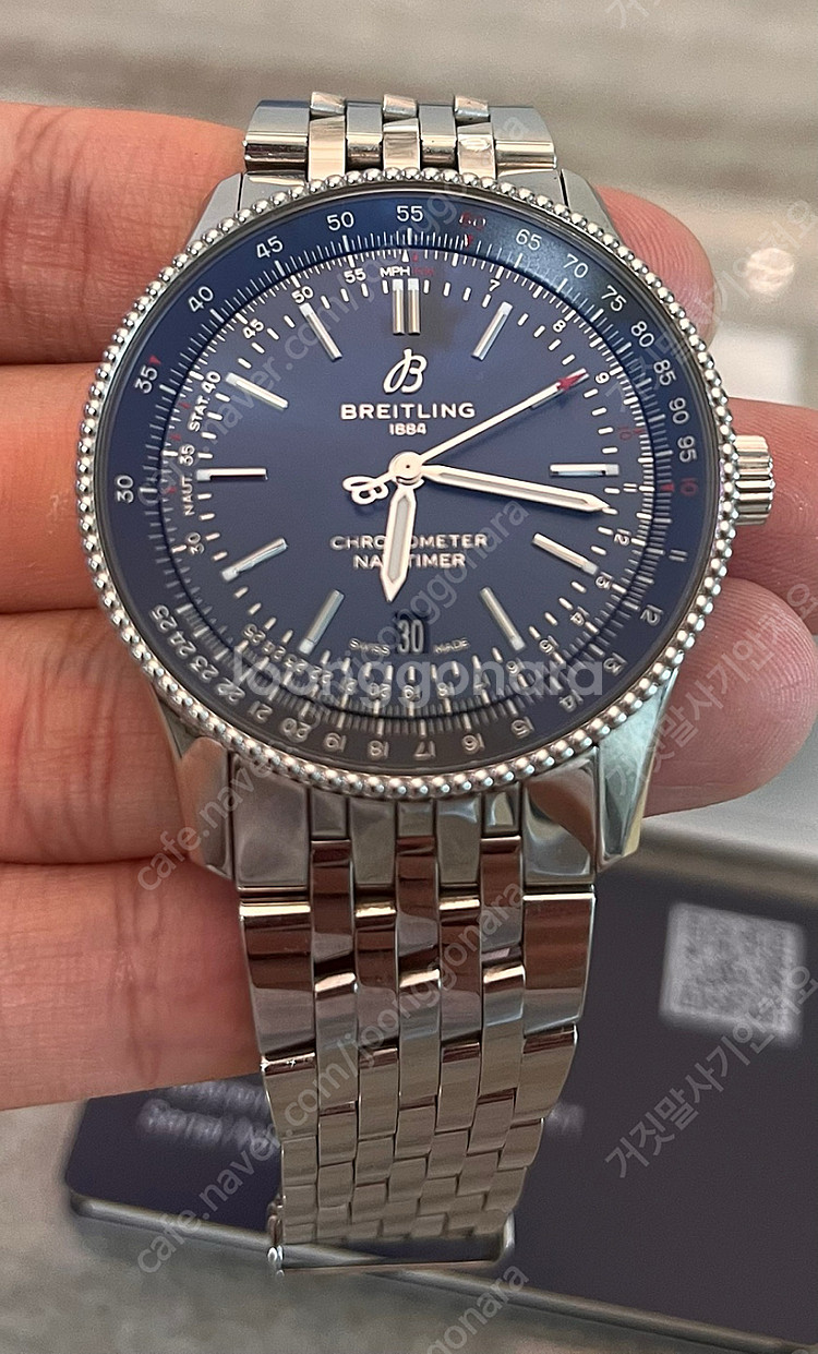 (서울/종로)브라이틀링 네비타이머 논크로노 41mm 청...--2