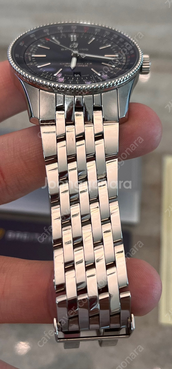 (서울/종로)브라이틀링 네비타이머 논크로노 41mm 청...--3