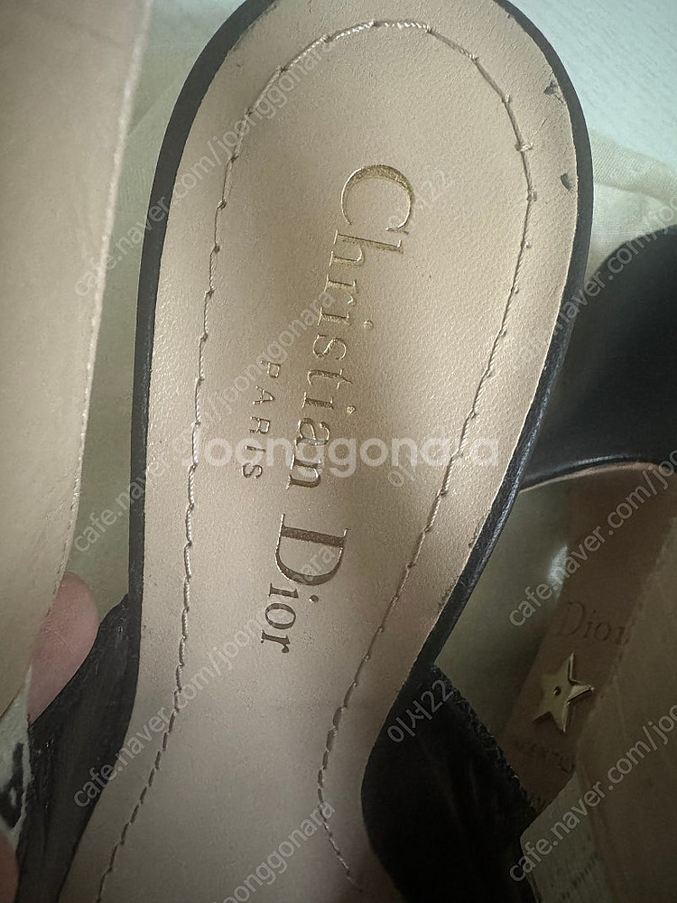 (정품) 디올 구두 자디올 슬링백 펌프스 34 1/2--5