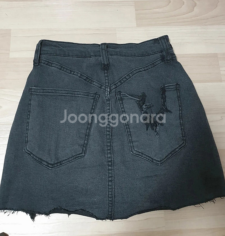 청 치마바지 S 사이즈--1