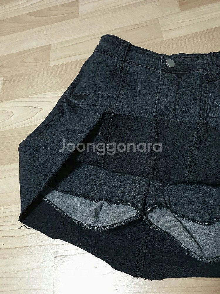 청 치마바지 S 사이즈--2