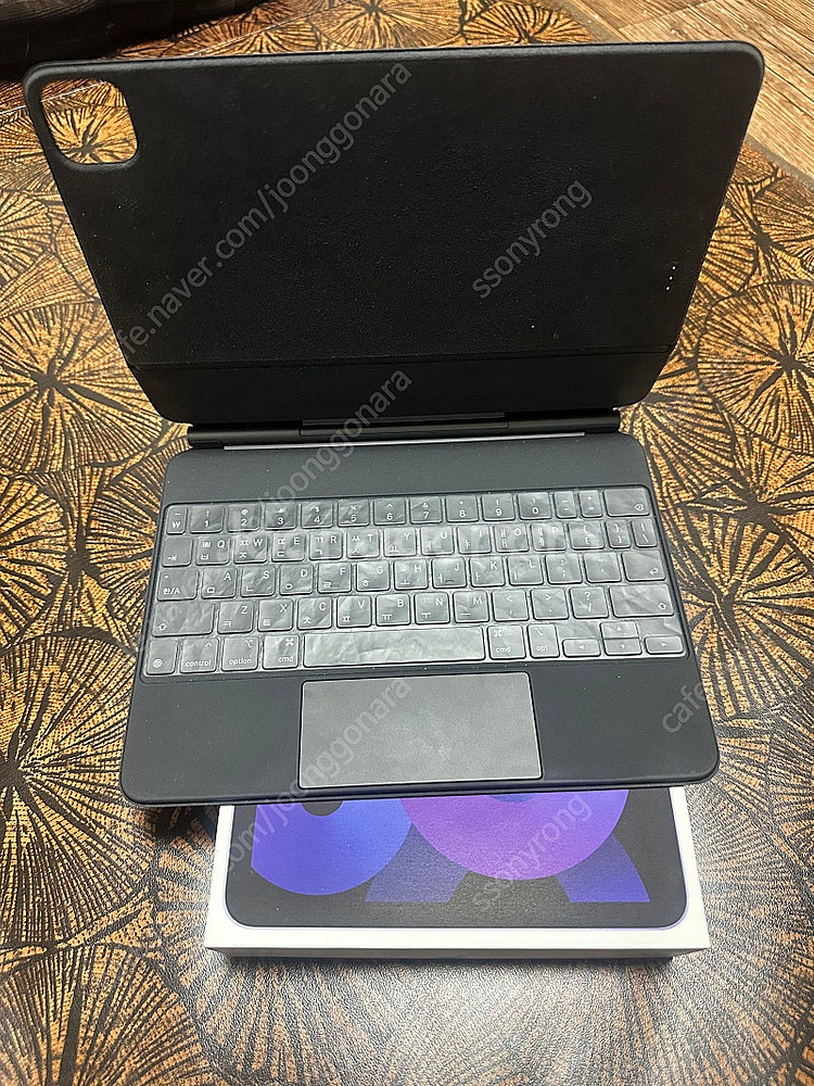 아이패드 에어 5세대 퍼플 셀룰러+애케플 이전가능(내용필)--4