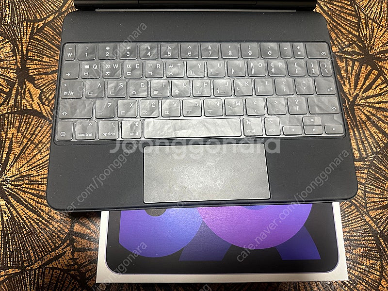 아이패드 에어 5세대 퍼플 셀룰러+애케플 이전가능(내용필)--5