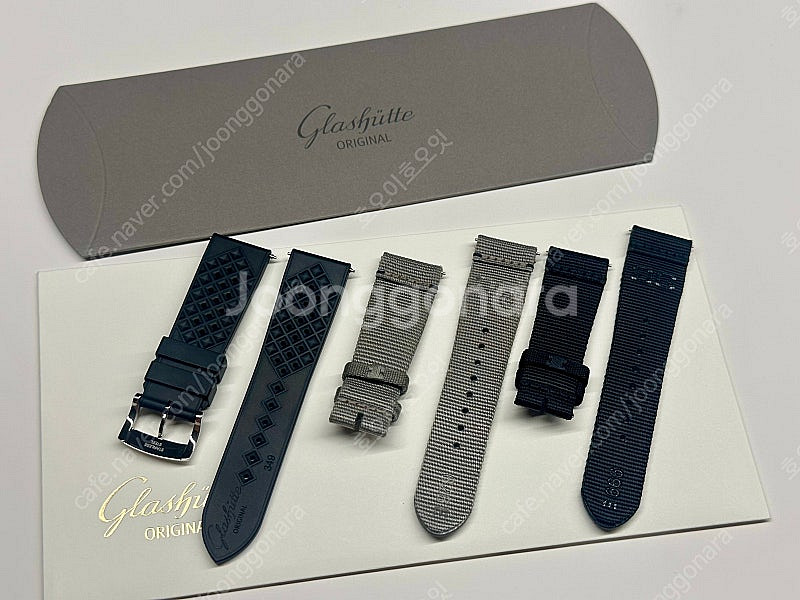글라슈테 오리지날 패브릭, 러버 스트랩 (3종)--1